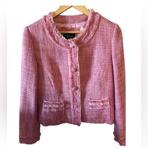 Serrani Italy Super Cute Pink Skirt Suit Set - Picture 8 of 8